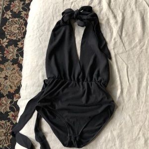 Lovecat plunging bodysuit Small